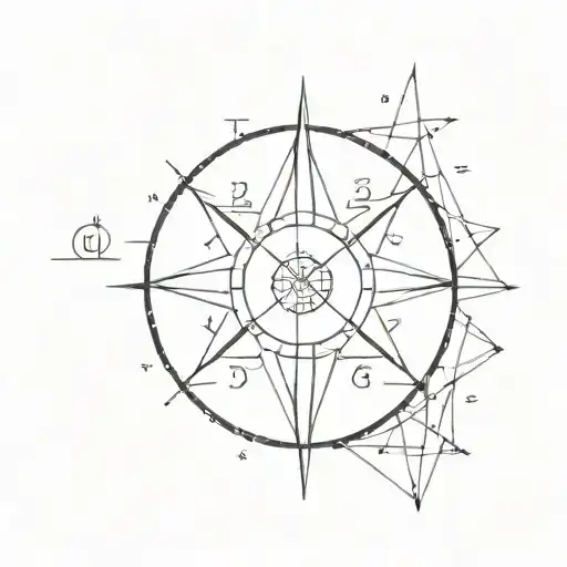 Math Compass Drawing A Circle