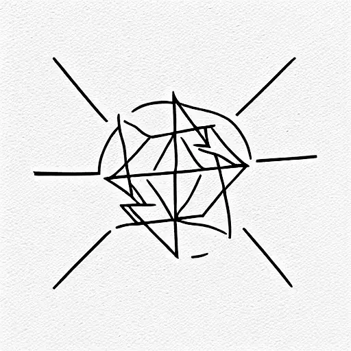 Scattered Moving Boxes With A Journey Line