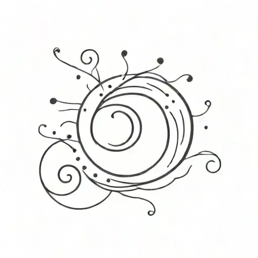 Semi Colon Where The Dot Is A Sun