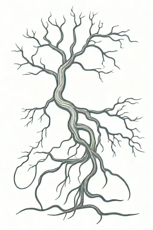 Roots Of A Tree Become Audio Cable