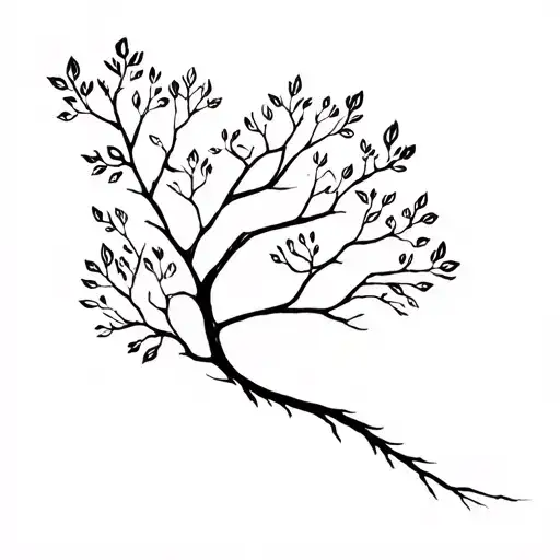 Family Tree Branch Representing Different Aspect