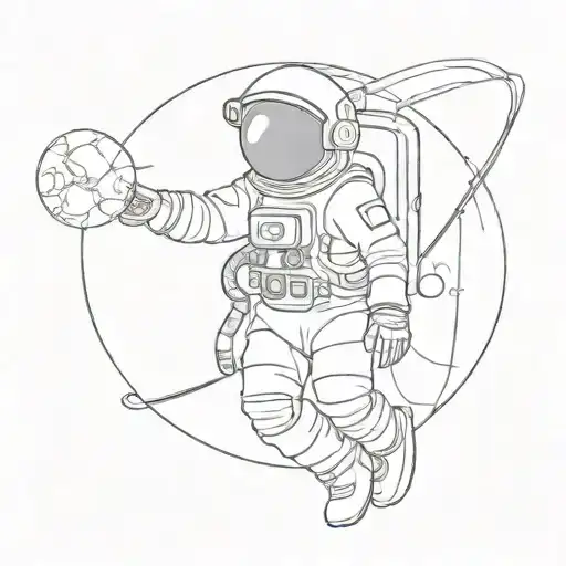 Enlighten Astronaut Exploring