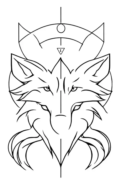 Capricorn Astrology With Wolf Head