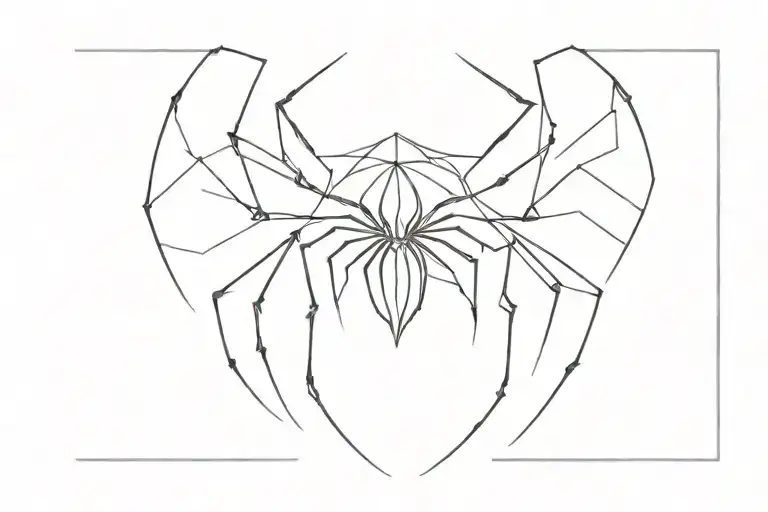 Spider Heart Shape