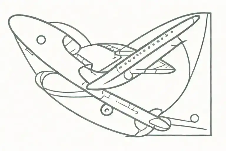 Plane Faith Heart Faith