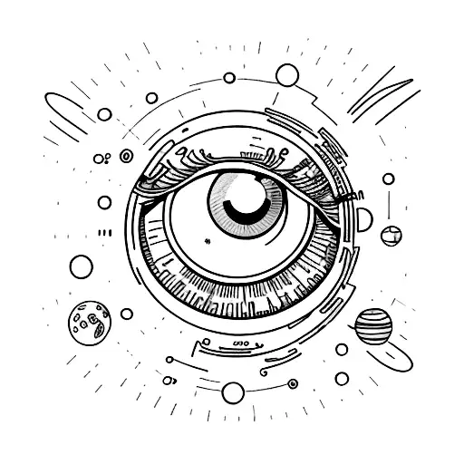 Human Eye As A Planet