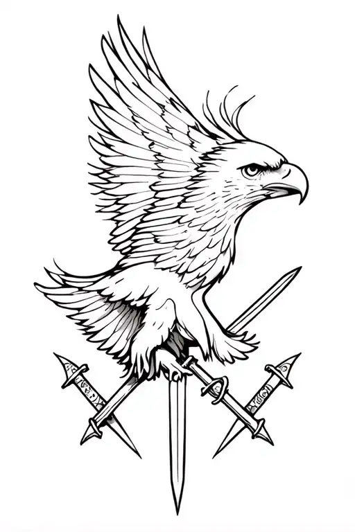 Eagle And Swords