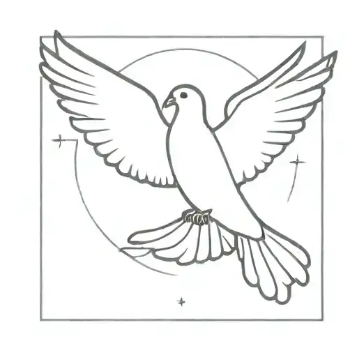 A Holy Spirit Christian Dove