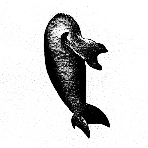 Dolphin With Semicolon