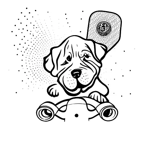 Dog With A Skateboard