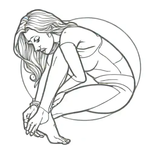 Tattoo Thigh Woman Strength Women Power