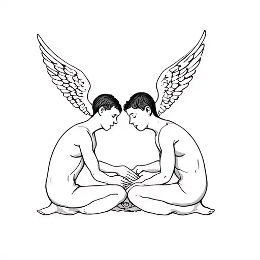 Baby Angels For Men Posing