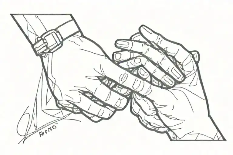 Date And Hand Sketch