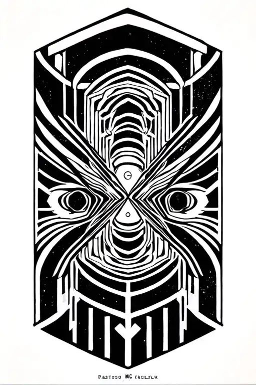 Mc Escher-inspired Optical Illusion