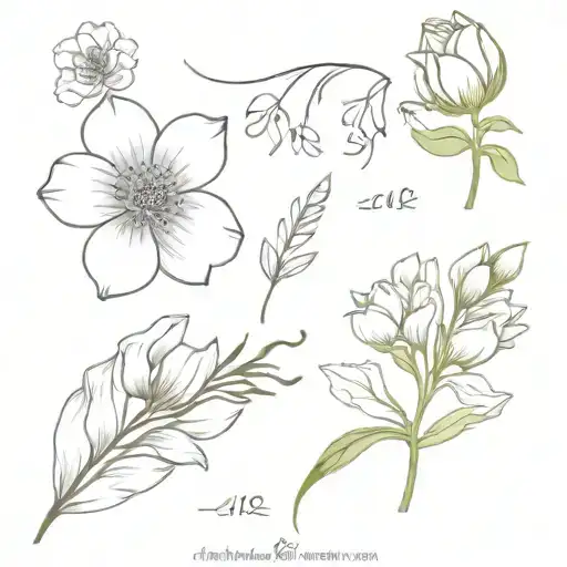 January Birth Flower Blooming Flowers Wrapped