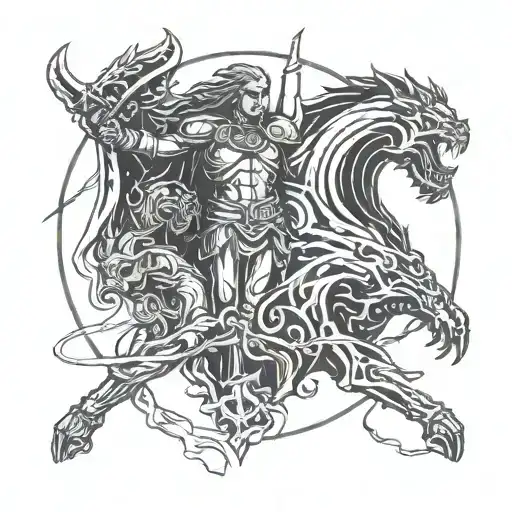 Battle Against Flesh And Blood Angel And Demon