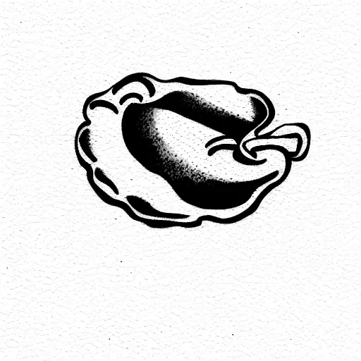 Coffee Beans Small Tattoo On The Shoulder