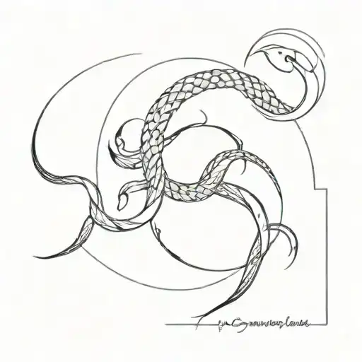Karma And Ouroboros Snake