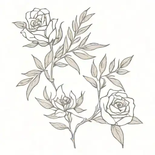 Rosemary And Rose Are