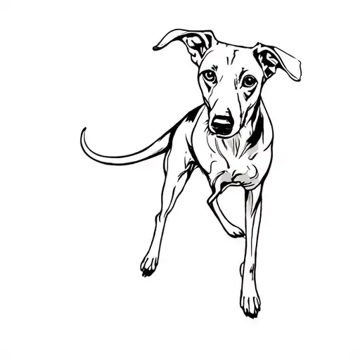 A Greyhound Dog