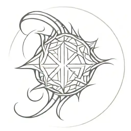 Fine Line Fijian Tribal On Mid