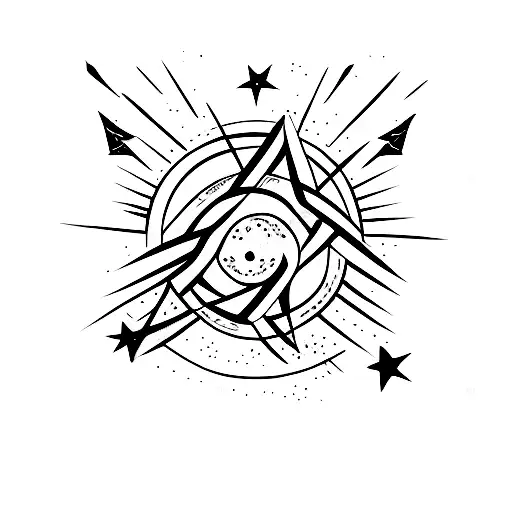 Shooting Star With A Word