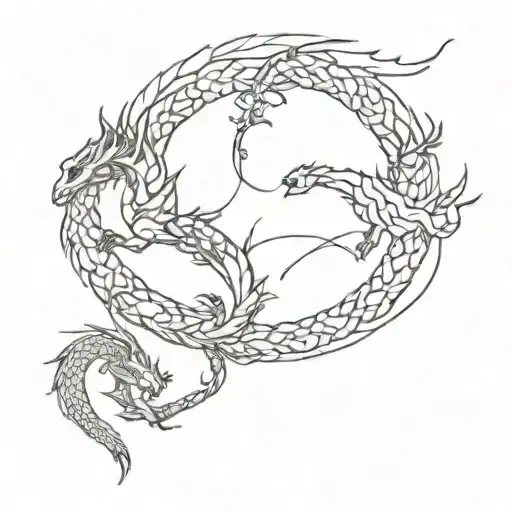 Compas And Dragon Emerging