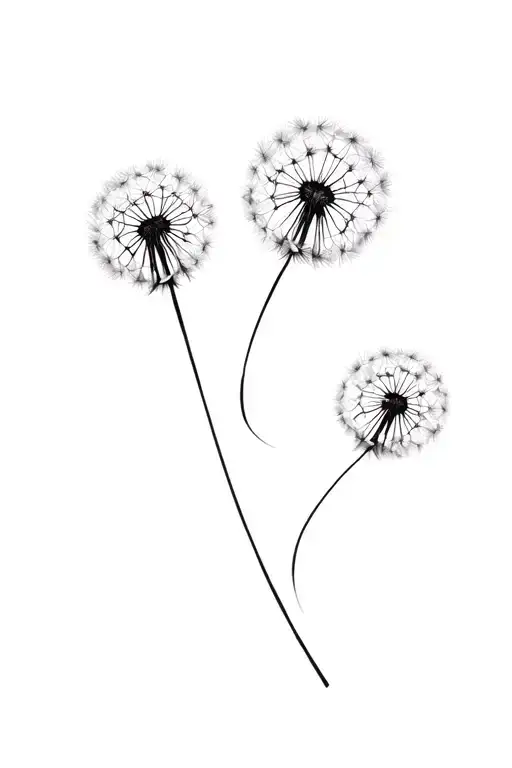Dandelion Blowing Semi Colons
