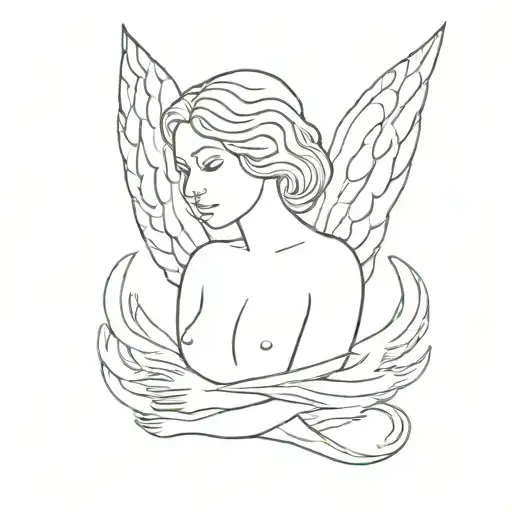 Ghost With Angel Wings