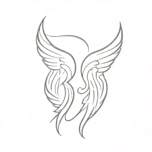 Miscarriage Two Angel Wings