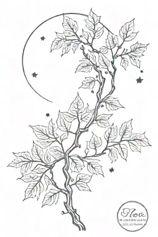 Rowan Tree Leo Constellation New Moon
