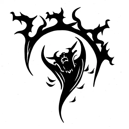 Tornado With 4 Demon Heads