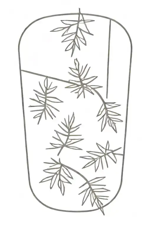 Small Pinecones And Pine Trees