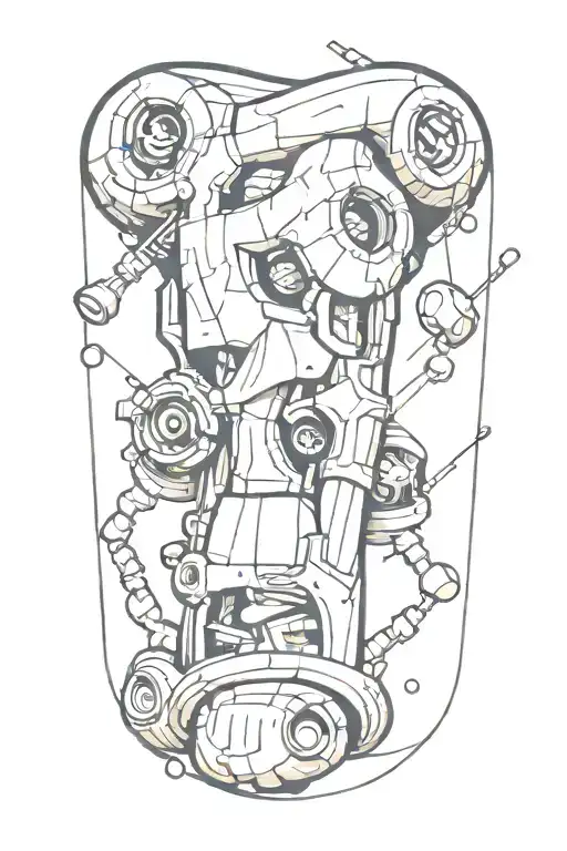 Cartoon Single Broken Bone