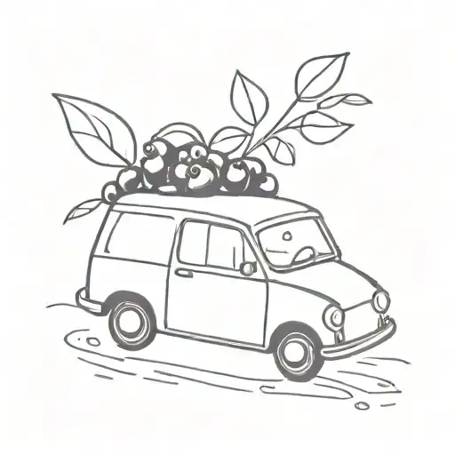 A Little Blueberry Car