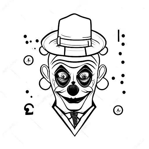 Two-faced Clown Gangster