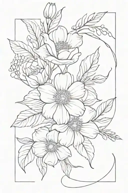 Birth Flower Bouquet October And February