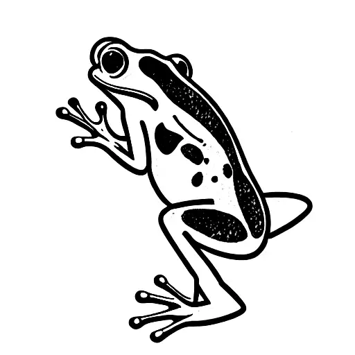 Frog Pushing A Boulder