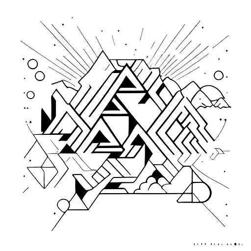 A Geometric Design Inspired By Milky Chance Album Cover