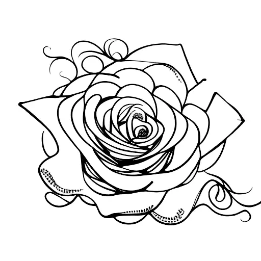 A Rose Bush Growing Out Of An Elegant Teacup