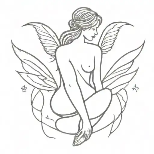 Virgo With Fairy Wings