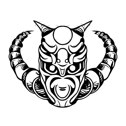 Anime Scolopendra Demon Mask