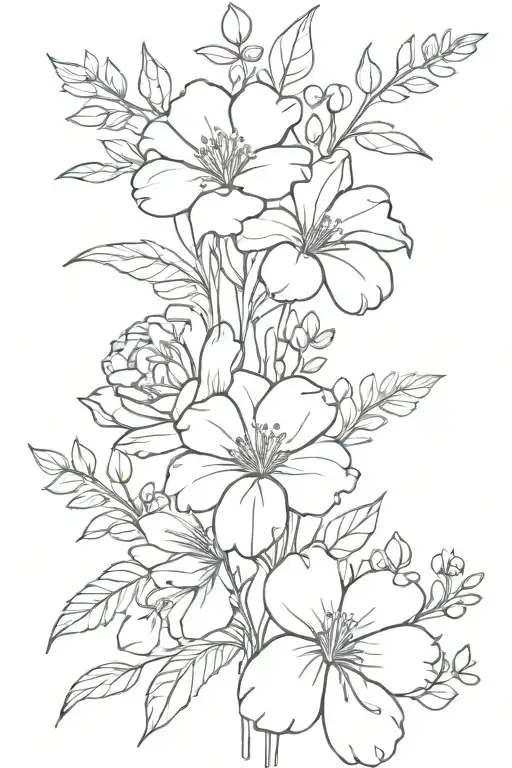 Birth Flower Bouquet February April May September