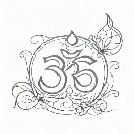 Om Symbol Cover Up