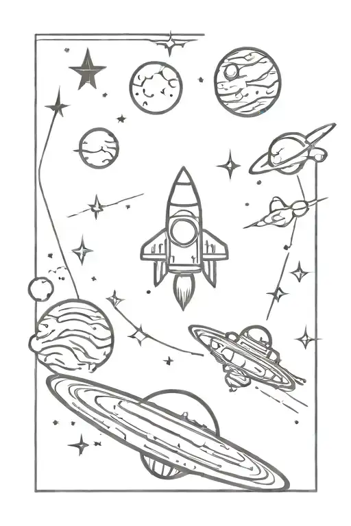 Sparkle Space Themed