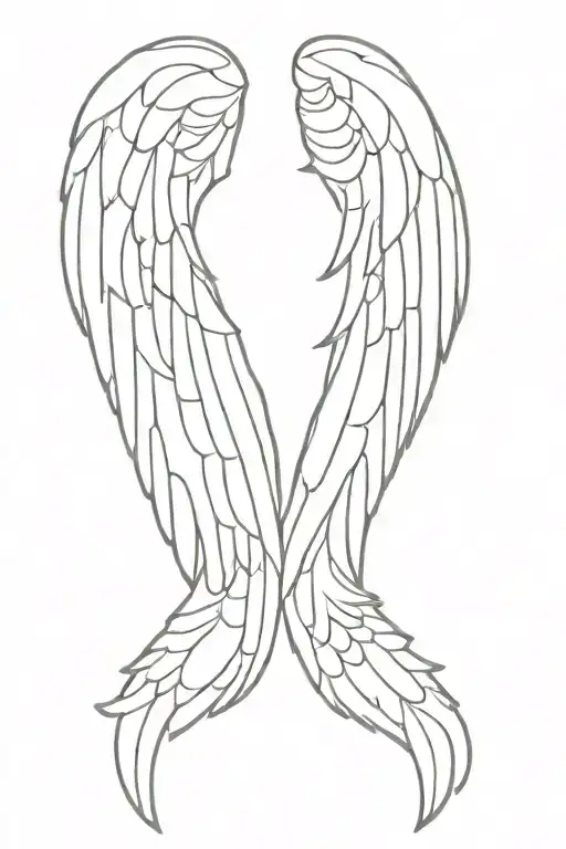 Black Wings Of Fallen Angel Wings