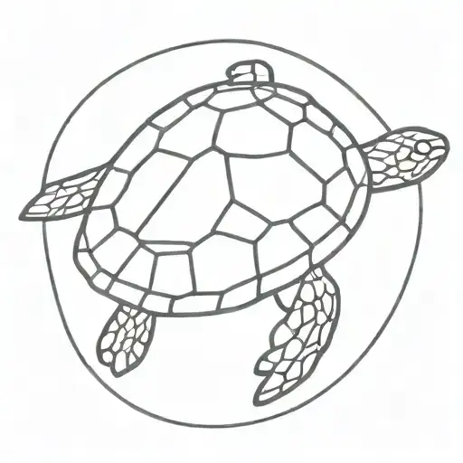 Black Turtle Silhouette