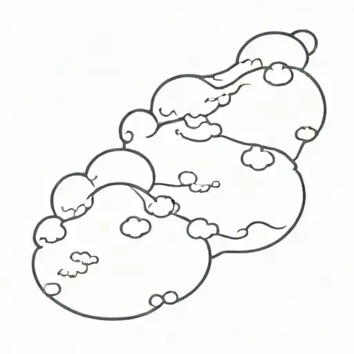 Miscarriage Cloud Jellybean Pattern