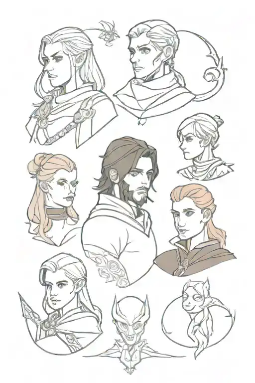 Critical Role Playing Game Characters