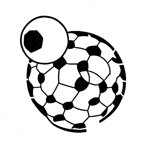 Soccerball As Planet In Galaxy